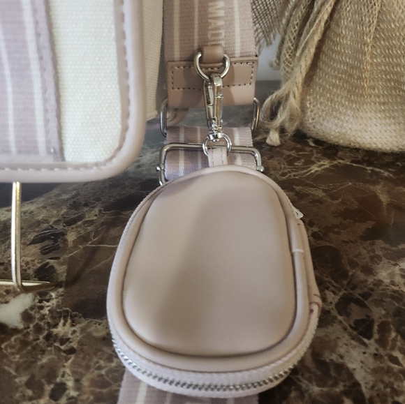 Steve Madden Cream and Pink 2 Way Tote Bag NWT - Picture 8 of 10